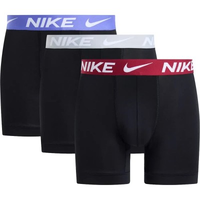 боксерки,мъжко,бельо,nike,dri,fit,essential,brief,long,boxers,3,units,black,(black,sapphire,wolf,grey,team,crimson)