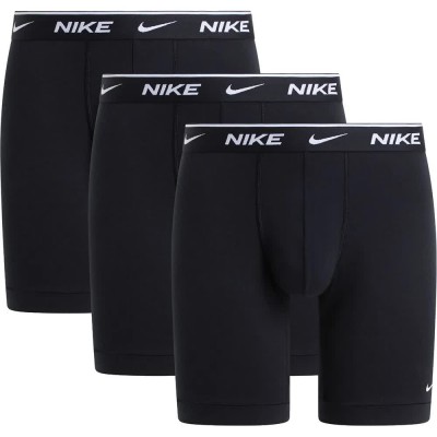 боксерки,мъжко,бельо,nike,nq00ke1286,boxers,3,units,black,(black)
