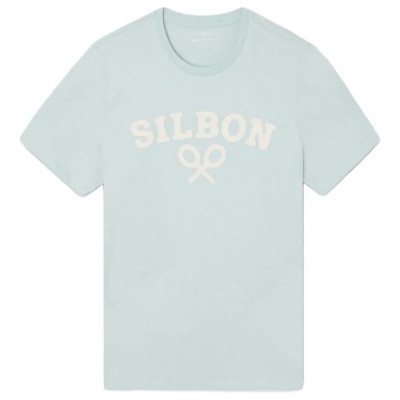тениска,мъжки,тениски,дамски,тениски,silbon,1010402235,medium,racket,logo,short,sleeve,t,shirt,green,(aquamarine)