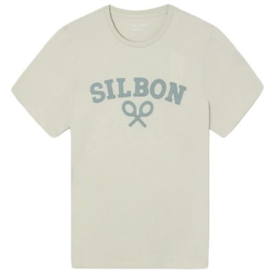 тениска,мъжки,тениски,дамски,тениски,silbon,1010403317,medium,racket,logo,short,sleeve,t,shirt,beige,(light,green)