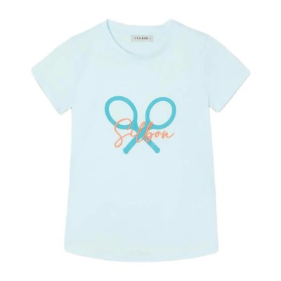 тениска,мъжки,тениски,дамски,тениски,silbon,2010403206,classic,racket,t,shirt,blue,(green)