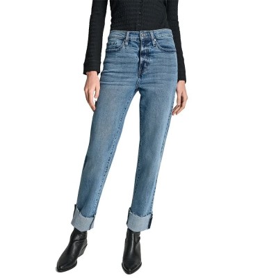 дънки,мъжки,панталони,дамски,панталони,dkny,dw2000029,high,waist,jeans,blue,(westside)