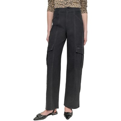 панталони,мъжки,панталони,дамски,панталони,dkny,dw2100134,high,waist,pants,black,(black)