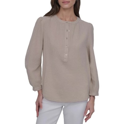 дамски,блузи,dkny,dw3500011,long,sleeve,blouse,beige,(beige)