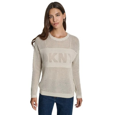 блуза,мъжки,пуловери,дамски,пуловери,dkny,dw7000633,sweater,beige,(eggnog,silver)