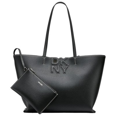 чанта,всички,чанти,dkny,nicole,tote,bag,black,(black,lt,taupe)