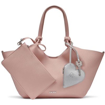 чанта,всички,чанти,dkny,paula,md,heart,dangle,tote,bag,pink,(pale,blush)