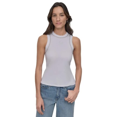 тениска,мъжки,тениски,дамски,тениски,dkny,rhinestone,at,neck,short,sleeve,t,shirt,white,(white)