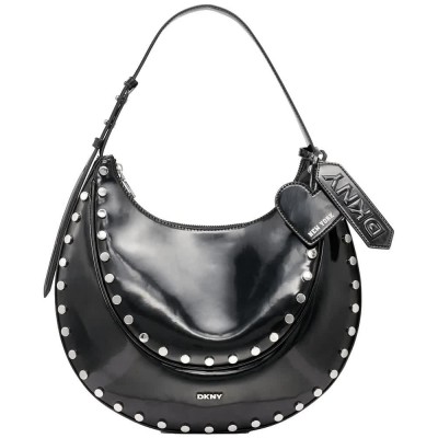 чанта,за,през,рамо,всички,чанти,dkny,sadie,shoulder,bag,black,(black,silver)