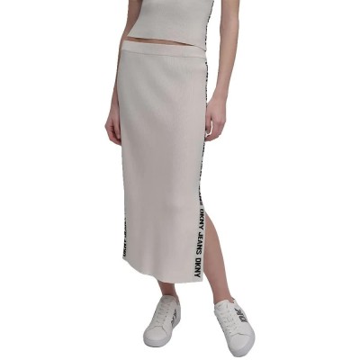 пола,дамски,поли,и,рокли,dkny,side,logo,midi,skirt,white,(ivory,black,white)