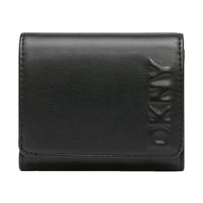 портфейли,и,портмонета,dkny,tinsley,tri,fold,woman,wallet,black,(black,silver)