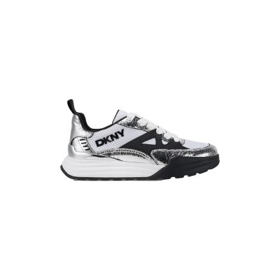 маратонки,мъжки,маратонки,дамски,маратонки,dkny,zanira,lace,up,trainers,white,(nickel,black)