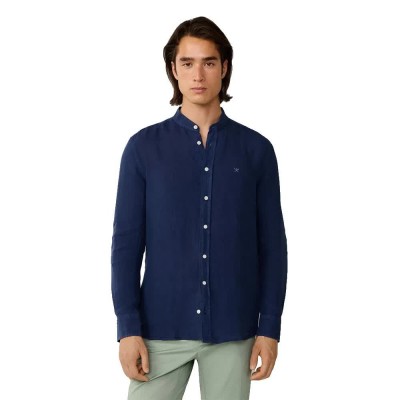 дамски,ризи,мъжки,ризи,hackett,essential,gmd,linen,porter,shirt,blue,(old,navy)