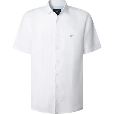 риза,с,къс,ръкав,дамски,ризи,мъжки,ризи,hackett,gmd,linen,short,sleeve,shirt,white,(optic,white)