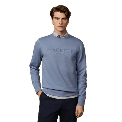 блуза,мъжки,пуловери,hackett,heritage,essential,sweatshirt,blue,(thames,blue)