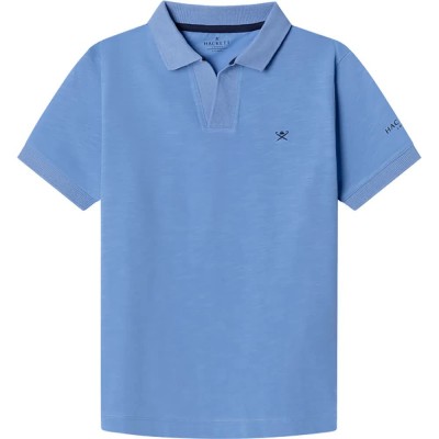 дамски,блузи,с,яка,мъжки,блузи,с,яка,hackett,johnny,collar,short,sleeve,polo,blue,(bright,blue)