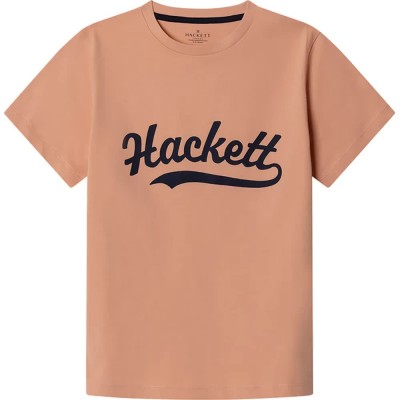 тениска,мъжки,тениски,дамски,тениски,hackett,logo,t,shirt,beige,brown,(peach,orange)