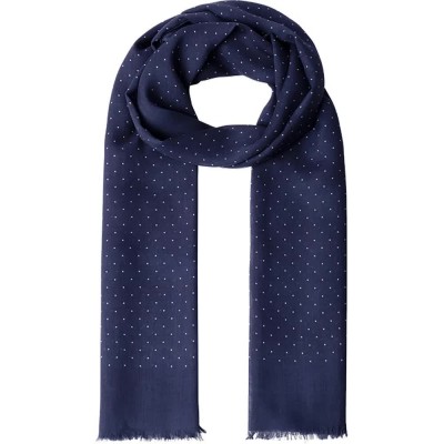ръкавици,шапки,и,шалове,hackett,polka,dot,border,handkerchief,blue,(navy)