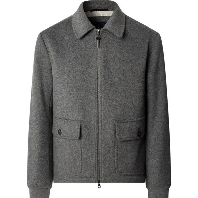 яке,мъжки,якета,дамски,якета,и,палта,hackett,wool,quilted,blouson,jacket,grey,(charcoal,grey)