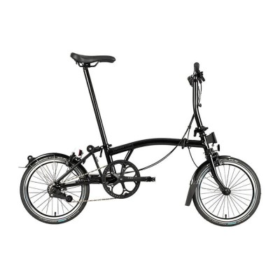 пътни,и,градски,велосипеди,brompton,c,line,2s,54t,folding,bike,refurbished,black,(black)