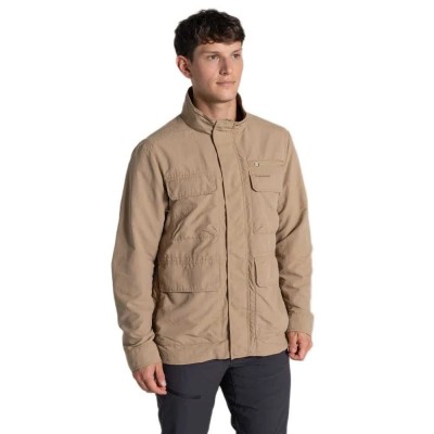 яке,мъжки,якета,дамски,якета,и,палта,craghoppers,nosilife,adventure,v,jacket,beige,(earthenware)