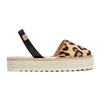 сандали,дамски,сандали,и,чехли,castell,2283,2,doble,yute,horsey,menorcan,sandals,brown,(animal,print)