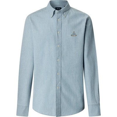 риза,с,дълъг,ръкав,дамски,ризи,мъжки,ризи,façonnable,cl,bd,bi,chamb,long,sleeve,shirt,blue,(dark,stone,wash)