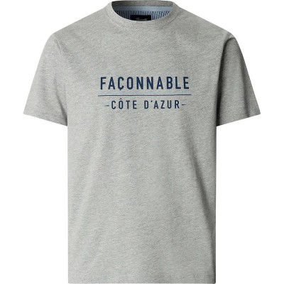 тениска,мъжки,тениски,дамски,тениски,façonnable,cote,dazur,short,sleeve,t,shirt,grey,(light,grey,marl)