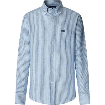 риза,с,дълъг,ръкав,дамски,ризи,мъжки,ризи,façonnable,fm302239,linen,long,sleeve,shirt,blue,(horizon,blue)