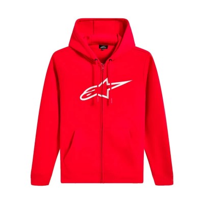 блуза,мъжки,пуловери,alpinestars,ageless,full,zip,sweatshirt,red,(red,white)