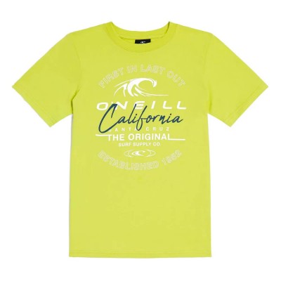 тениска,мъжки,тениски,дамски,тениски,o´neill,cali,wave,short,sleeve,t,shirt,yellow,(luca,lime)