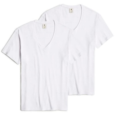 тениска,мъжки,тениски,дамски,тениски,g,star,base,short,sleeve,t,shirt,2,units,refurbished,white,(white)
