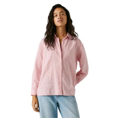 риза,с,дълъг,ръкав,дамски,ризи,мъжки,ризи,pepe,jeans,bernany,long,sleeve,shirt,pink,(coral,peach,pink)