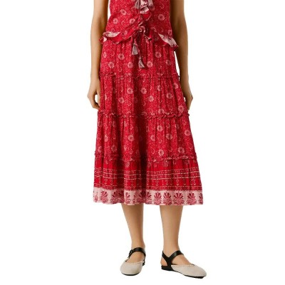 пола,дамски,поли,и,рокли,pepe,jeans,candela,long,skirt,red,(royal,red)