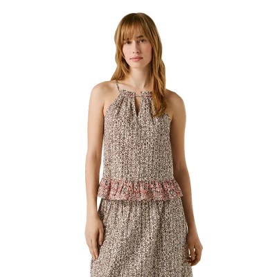 дамски,блузи,pepe,jeans,dona,sleeveless,blouse,brown,(earth,brown)