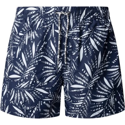бански,гащета,мъжки,бански,костюми,pepe,jeans,dotted,leaves,swimming,shorts,blue,(navy)