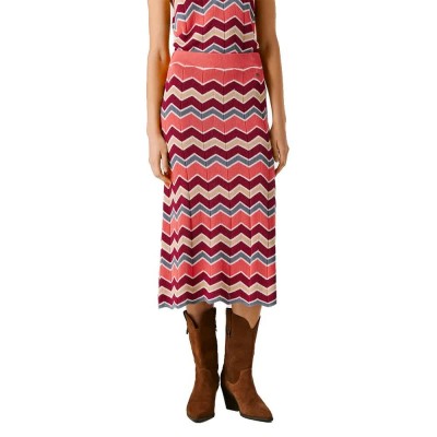 пола,дамски,поли,и,рокли,pepe,jeans,kasha,long,skirt,multicolor,(cranberry,pink)