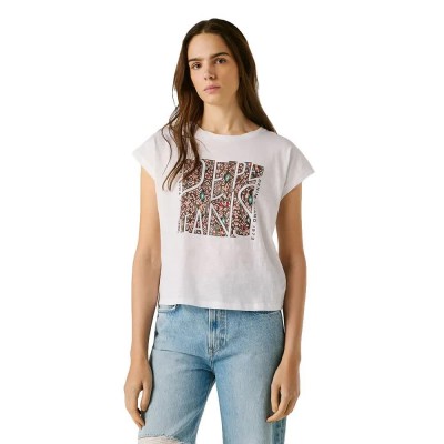 тениска,мъжки,тениски,дамски,тениски,pepe,jeans,lauren,short,sleeve,t,shirt,white,(white)