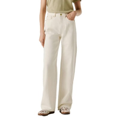 мъжки,панталони,дамски,панталони,pepe,jeans,lexa,straight,fit,high,waist,jeans,beige,(ecru)