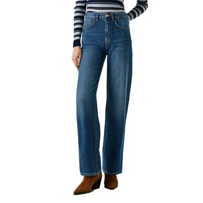 мъжки,панталони,дамски,панталони,pepe,jeans,lexa,straight,fit,high,waist,jeans,blue,(faded,medium,blue)