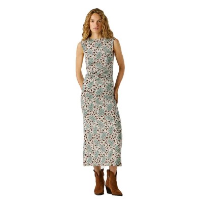 рокля,дамски,поли,и,рокли,pepe,jeans,lexi,sleeveless,long,dress,multicolor,(bleach,green)