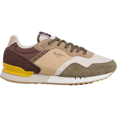 маратонки,мъжки,маратонки,дамски,маратонки,pepe,jeans,london,soft,trainers,beige,(stone,green)