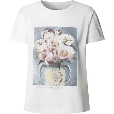 тениска,мъжки,тениски,дамски,тениски,pepe,jeans,magina,short,sleeve,t,shirt,white,(white)
