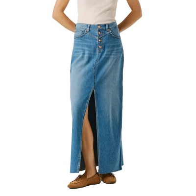 пола,дамски,поли,и,рокли,pepe,jeans,mira,long,skirt,blue,(authentic,sky,blue)