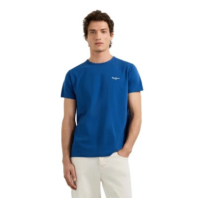 тениска,мъжки,тениски,дамски,тениски,pepe,jeans,original,basic,3n,short,sleeve,t,shirt,blue,(ink,blue)