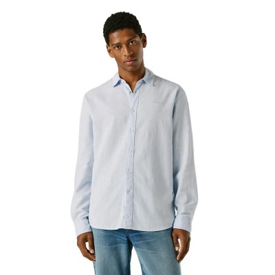 риза,с,дълъг,ръкав,дамски,ризи,мъжки,ризи,pepe,jeans,payton,long,sleeve,shirt,blue,(bleach,blue)