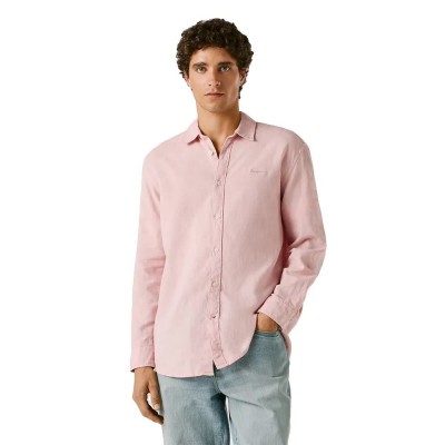 риза,с,дълъг,ръкав,дамски,ризи,мъжки,ризи,pepe,jeans,payton,long,sleeve,shirt,pink,(light,pink)
