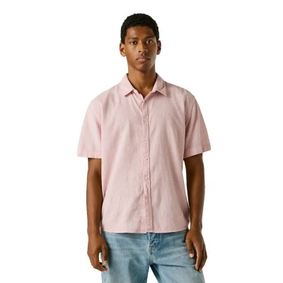 риза,с,къс,ръкав,дамски,ризи,мъжки,ризи,pepe,jeans,percy,short,sleeve,shirt,pink,(light,pink)