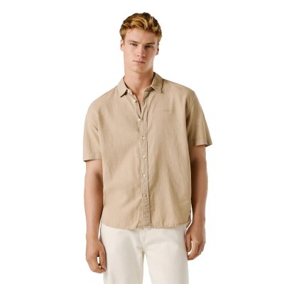 риза,с,дълъг,ръкав,дамски,ризи,мъжки,ризи,pepe,jeans,percy,long,sleeve,shirt,beige,(malt,beige)