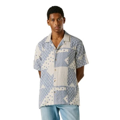 риза,с,къс,ръкав,дамски,ризи,мъжки,ризи,pepe,jeans,pisarrot,short,sleeve,shirt,blue,(washed,navy,blue)